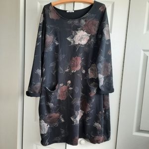 Cozy Flattering New Collection Shift Dress sz L
